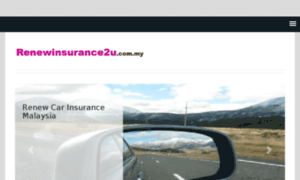 Renewinsurance2u.com.my thumbnail