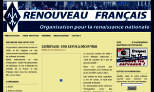 Renouveau-francais.com thumbnail