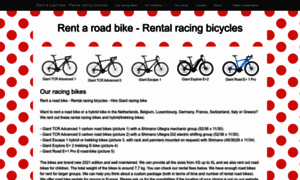 Rent-a-road-bike.com thumbnail