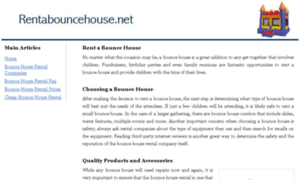 Rentabouncehouse.net thumbnail