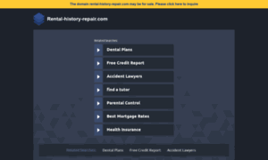 Rental-history-repair.com thumbnail