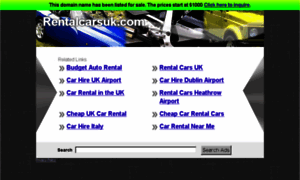 Rentalcarsuk.com thumbnail