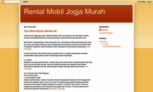 Rentalmobilmurahjogjabanget.blogspot.com thumbnail