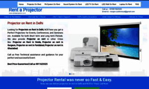 Rentaprojector.co.in thumbnail