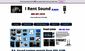 Rentasoundsystem.com thumbnail