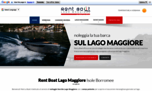 Rentboatlagomaggiore.com thumbnail