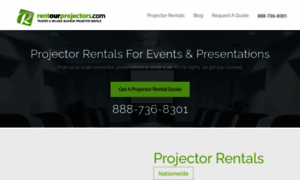Rentourprojectors.com thumbnail