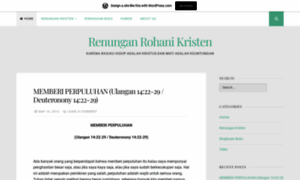 Renunganrohanikristen.wordpress.com thumbnail