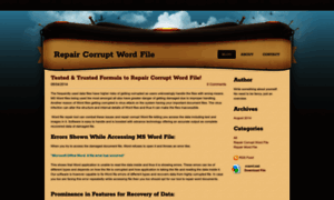 Repair-corrupt-word-file.weebly.com thumbnail
