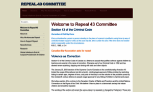 Repeal43.org thumbnail