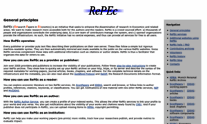 Repec.org thumbnail