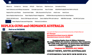 Replicagunsandordnanceaustralia.com thumbnail