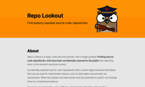Repo-lookout.org thumbnail