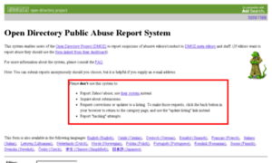 Report-abuse.dmoz.org thumbnail