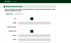 Reportar-luminaria.ensa.com.pa thumbnail