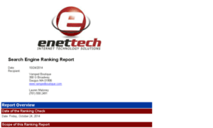 Reports.enettechnologies.com thumbnail