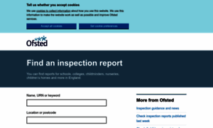 Reports.ofsted.gov.uk thumbnail