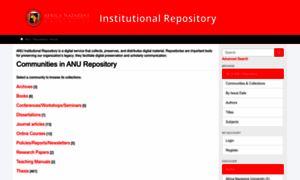 Repository.anu.ac.ke thumbnail