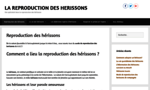 Reproductiondesherissons.fr thumbnail
