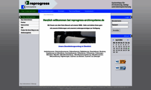 Reprogress-archivsysteme.de thumbnail
