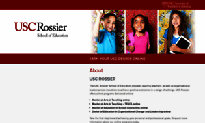 Requestinfo.rossieronline.usc.edu thumbnail