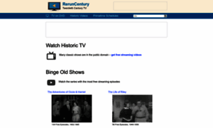 Reruncentury.com thumbnail