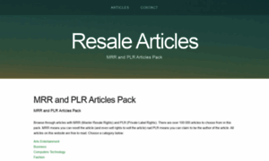 Resale-articles.biz thumbnail