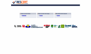 Rescert.be thumbnail
