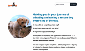 Rescuedogs101.com thumbnail