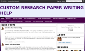 Research-paper-writing.ning.com thumbnail