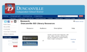 Research.duncanvilleisd.org thumbnail