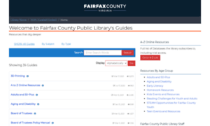 Research.fairfaxcounty.gov thumbnail