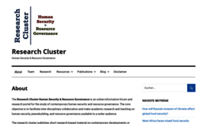 Researchcluster-humansecurity.info thumbnail