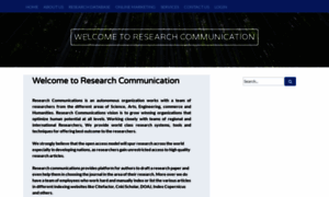 Researchcommunication.in thumbnail