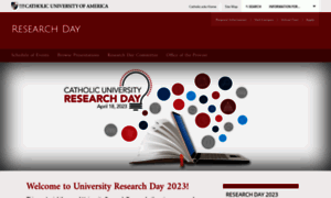 Researchday.cua.edu thumbnail