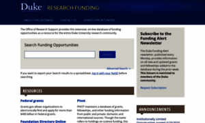 Researchfunding.duke.edu thumbnail