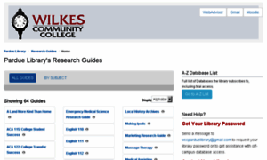 Researchguides.wilkescc.edu thumbnail
