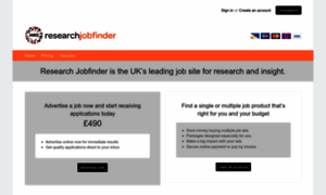 Researchjobfinder-rs.madgexjb.com thumbnail