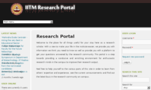 Researchportal.iitm.ac.in thumbnail