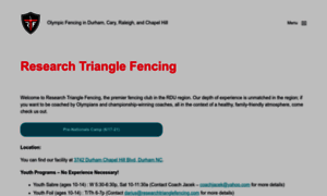 Researchtrianglefencing.com thumbnail