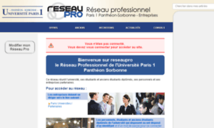 Reseaupro.univ-paris1.fr thumbnail