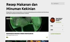 Resepmakanandanminumankekinian.blogspot.com thumbnail