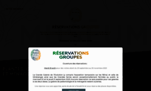Reservationgroupe.mnhn.fr thumbnail