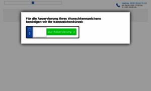 Reservieren.kennzeichenbox.de thumbnail