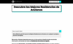 Residenciasparaancianos.com thumbnail