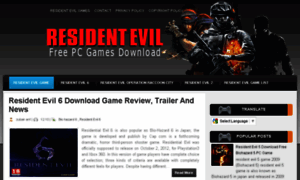 Residentevilpcgamedownload.blogspot.com thumbnail