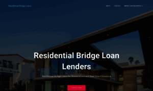 Residentialbridgeloanlenders.com thumbnail