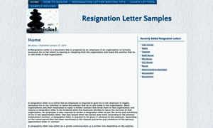 Resignationletters.sampleresumedirectory.com thumbnail