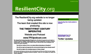 Resilientcity.org thumbnail