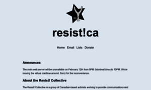 Resist.ca thumbnail